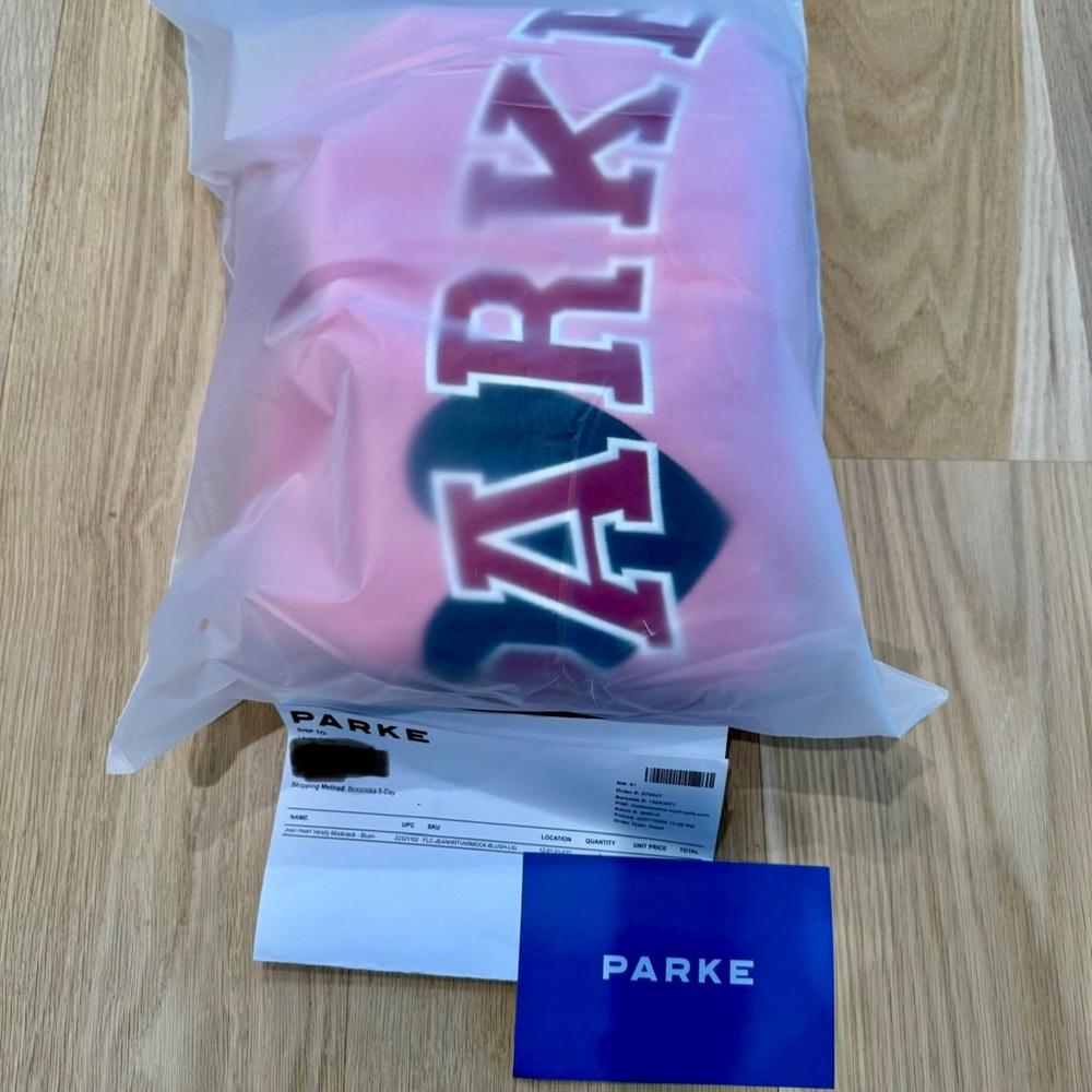 Limited Edition Parke Pink Heart Crew Neck Sweatshirt - Picture 2 of 2